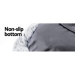 i.Pet Pet Bed Dog Cat 90cm Large Calming Soft Plush Light Charcoal - Image 6