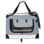 i.Pet Pet Carrier Soft Crate Dog Cat Travel 90x61CM Portable Foldable Car 2XL - Image 3
