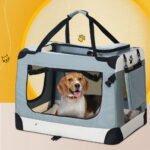 i.Pet Pet Carrier Soft Crate Dog Cat Travel 90x61CM Portable Foldable Car 2XL - Image 8