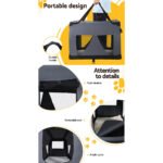 i.Pet Pet Carrier Soft Crate Dog Cat Travel 121x80CM Portable Foldable Car 4XL - Image 6