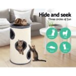 i.Pet Cat Tree 70cm Scratching Post Tower Scratcher Trees Wood Condo House Toys - Image 3