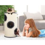 i.Pet Cat Tree 70cm Scratching Post Tower Scratcher Trees Wood Condo House Toys - Image 6