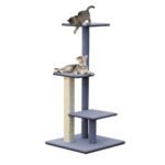 i.Pet Cat Tree 124cm Scratching Post Tower Scratcher Trees Wood Condo Board - Image 8