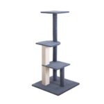 i.Pet Cat Tree 124cm Scratching Post Tower Scratcher Trees Wood Condo Board - Image 3
