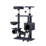 i.Pet Cat Tree 144cm Tower Scratching Post Scratcher Wood Condo Toys House Bed - Image 7