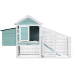 i.Pet Chicken Coop Rabbit Hutch 150cm x 60cm x 93cm Large Chicken Coop House Run Cage Wooden - Image 3