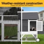 i.Pet Chicken Coop Rabbit Hutch Extra Large Wooden Run Bunny Cage House Outdoor - Image 5