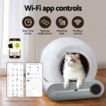 i.Pet Automatic Cat Litter Box Self-Cleaning Large Smart Cat Litter Box Toilet App Control 9L - Image 5