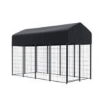 i.Pet Dog Kennel Extra Large House Outdoor Playpen Pet Puppy Metal Backyard