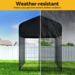 i.Pet Dog Kennel Extra Large House Outdoor Playpen Pet Puppy Metal Backyard - Image 5