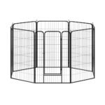 i.Pet Pet Dog Playpen 48" Enclosure 8 Panel Cage Kennel Puppy Fence Play Pen