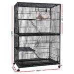 i.Pet Rabbit Cage 142cm Hutch 4 Level Bird Guinea Pig Ferret - Image 2