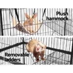i.Pet Rabbit Cage 142cm Hutch 4 Level Bird Guinea Pig Ferret - Image 5