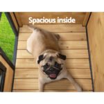 i.Pet Dog Kennel Extra Large Wooden Outdoor Indoor Puppy Pet House Cabin Crate Weatherproof - Image 6