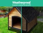 i.Pet Dog Kennel Extra Large Wooden Outdoor House Pet Puppy House XL Crate Cabin Waterproof - Image 3