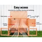 i.Pet Chicken Coop Rabbit Hutch 88cm x 40cm x 76cm Large Chicken Coop House Run Wooden Cage Outdoor - Image 6
