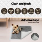 i.Pet Pet Training Pads 200pcs 60x60cm Puppy Dog Toilet Pee Indoor Super Absorbent Grey - Image 6