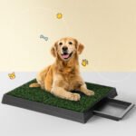 i.Pet Pet Training Pad Dog Potty Toilet Large Portable With Tray Grass 2 Mats - Image 7