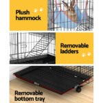 i.Pet Rabbit Cage 100cm Hutch 3 Level Indoor Guinea Pig Ferret - Image 7