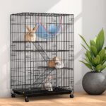 i.Pet Rabbit Cage 100cm Hutch 3 Level Indoor Guinea Pig Ferret - Image 8