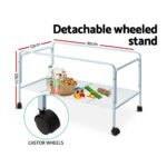 i.Pet Rabbit Cage Hutch 106cm Indoor Enclosure Carrier - Image 6