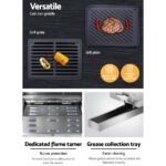 Grillz Portable Gas BBQ Grill 2 Burners with 2 Plates - Image 6