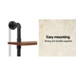 Artiss Floating DIY Pipe Shelf 3 Tiers - IRMA - Image 6