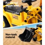 Keezi Ride On Car Toys Kids Excavator Bulldozer Sandpit Digger Car Pretend Play - Image 5