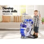 Keezi 11 Piece Kids Drum Set - Image 5