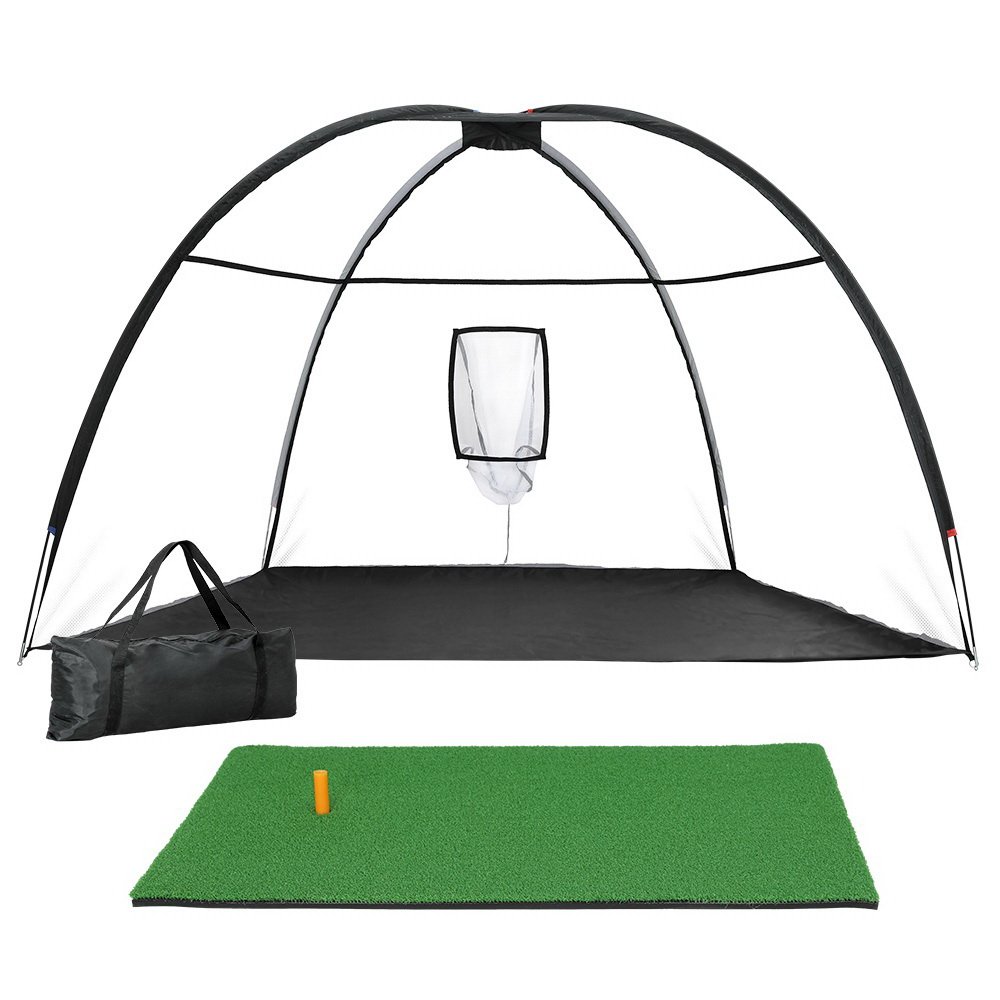 PN-G006-GOLF-MAT-67969-00 Everfit 3.5m Golf Practice Net with Driving Mat Training Aid Target Hitting - Image 1