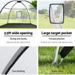 Everfit 3.5m Golf Practice Net with Driving Mat Training Aid Target Hitting - Image 6