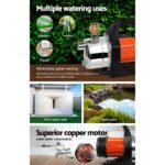 Giantz Garden Water PumpHigh Pressure 1500W Max. Tank Rain Farm Irrigation House - Image 5