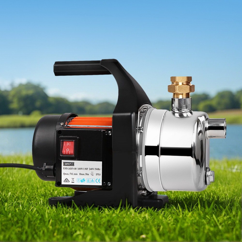 PUMP-GARDEN-1500-202511271800-06 Giantz Garden Water PumpHigh Pressure 1500W Max. Tank Rain Farm Irrigation House - Image 1