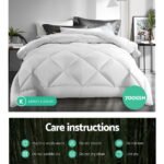 Giselle Bedding 700GSM Microfibre Bamboo Quilt King - Image 7