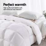 Giselle Bedding 700GSM Duck Down Feather Quilt Duvet Doona Winter Blanket Single - Image 6