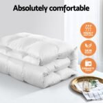 Giselle Bedding 700GSM Goose Down Feather Quilt Queen - Image 2