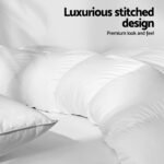 Giselle Bedding 700GSM Goose Down Feather Quilt Queen - Image 4