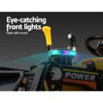 Rigo Kids Electric Ride On Car Bulldozer Digger Loader Remote 6V Yellow - Image 5