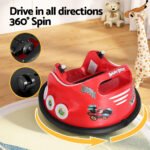 Kids Ride On Car Bumper Electric Ride On Cars Light Remote Angry Birds Sticker Red - Image 6