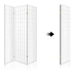 Artiss 3 Panel Room Divider Screen 131x179cm White - Image 3