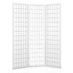 Artiss 3 Panel Room Divider Screen 131x179cm White - Image 4