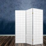 Artiss 3 Panel Room Divider Screen 131x179cm White - Image 7