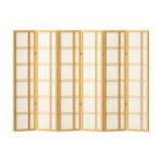 Artiss 6 Panel Room Divider Screen 265x179cm Nova Natural - Image 3