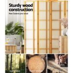 Artiss 6 Panel Room Divider Screen 265x179cm Nova Natural - Image 5