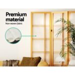 Artiss 6 Panel Room Divider Screen 265x179cm Nova Natural - Image 6