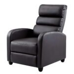 Artiss Recliner Armchair Brown Faux Leather Bolivia - Image 8