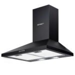 Devanti 600mm Range Hood 60cm Rangehood Black - Image 8