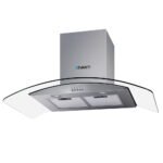 Devanti 900mm Range Hood 90cm Rangehood Glass Canopy - Image 8