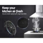 Devanti 11cm Range Hood Carbon Charcoal Filters Replacement X2 - Image 4