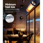Devanti Electric Strip Heater Radiant Heaters 1500W - Image 4